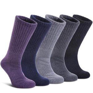Mens Womens Merino Wool Hiking Socks Thermal Winter Thick Cushion Moisture Wicki